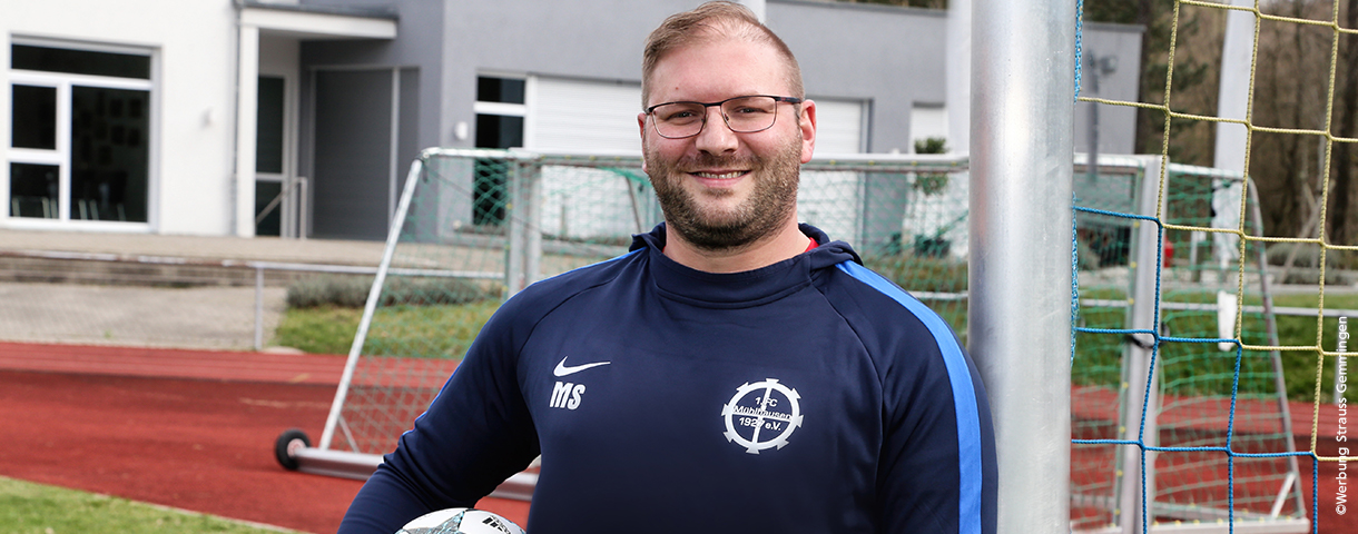 Matthias Stang betreut die inklusive Fußballmannschaft des 1. FC Mühlhausen